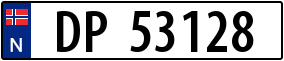 Truck License Plate